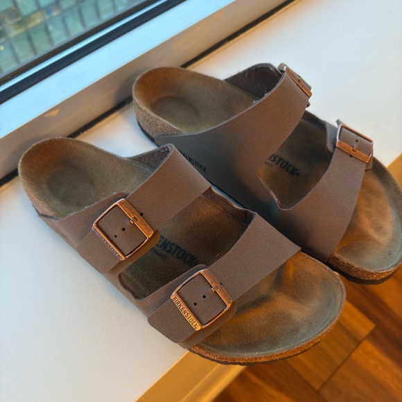 Birkenstock Arizona Birkibuc - Mocha - Picture 2 of 4